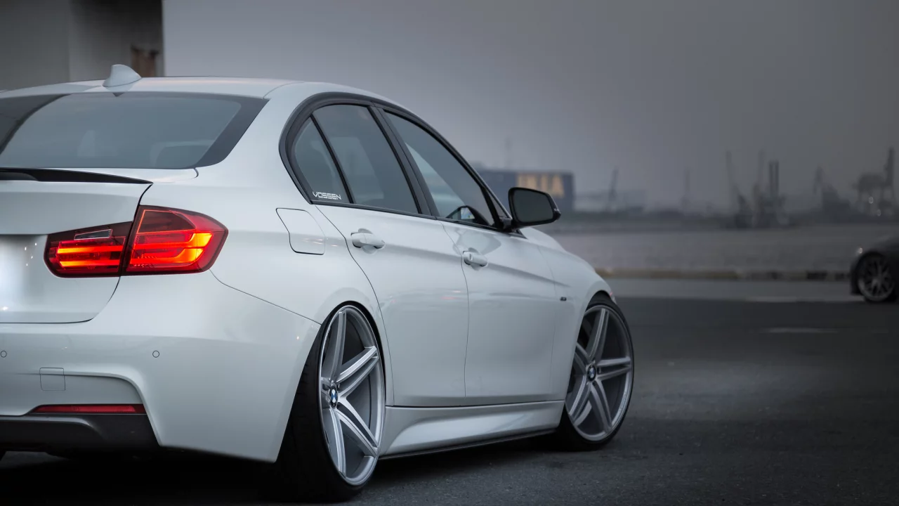 bmw, car, vossen, tuning, white