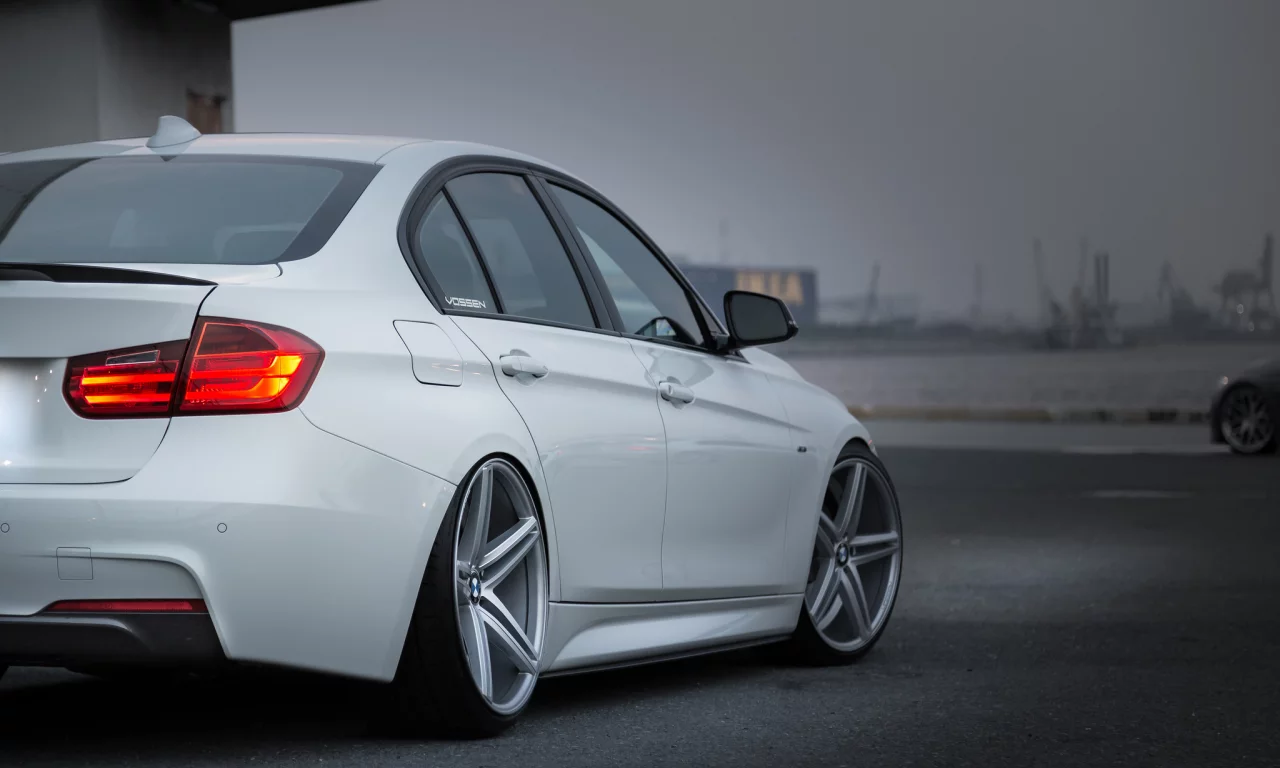 bmw, car, vossen, tuning, white