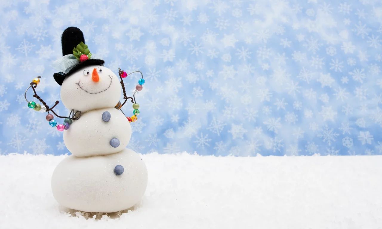 snowman, holidays, scarf, new year, snowflake, праздники, snow, christmas