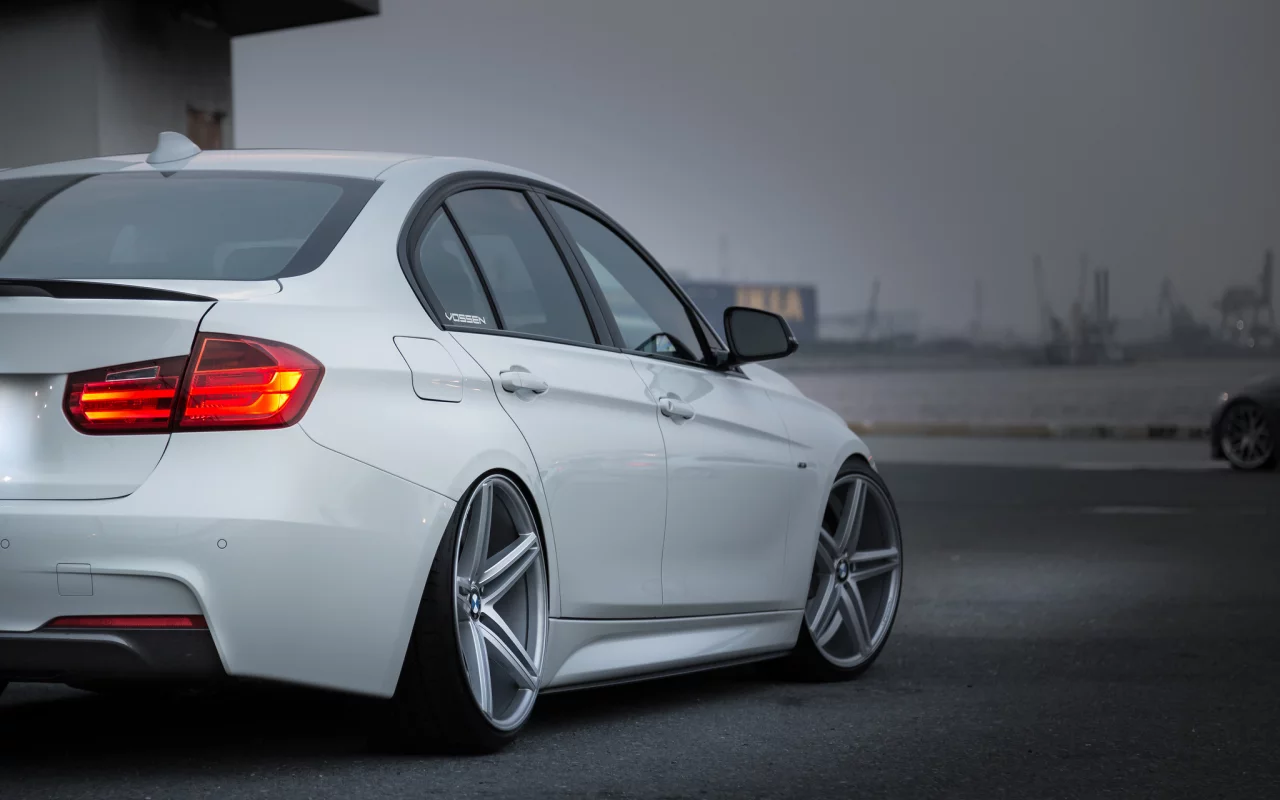 bmw, car, vossen, tuning, white