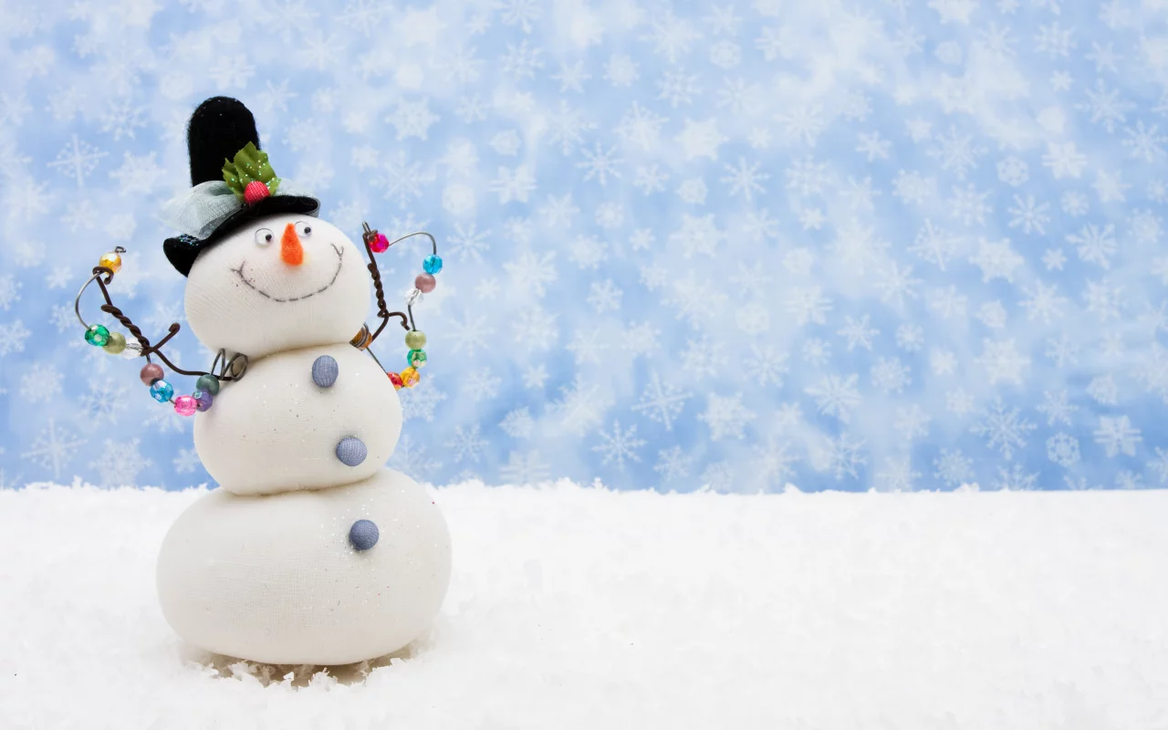 snowman, holidays, scarf, new year, snowflake, праздники, snow, christmas