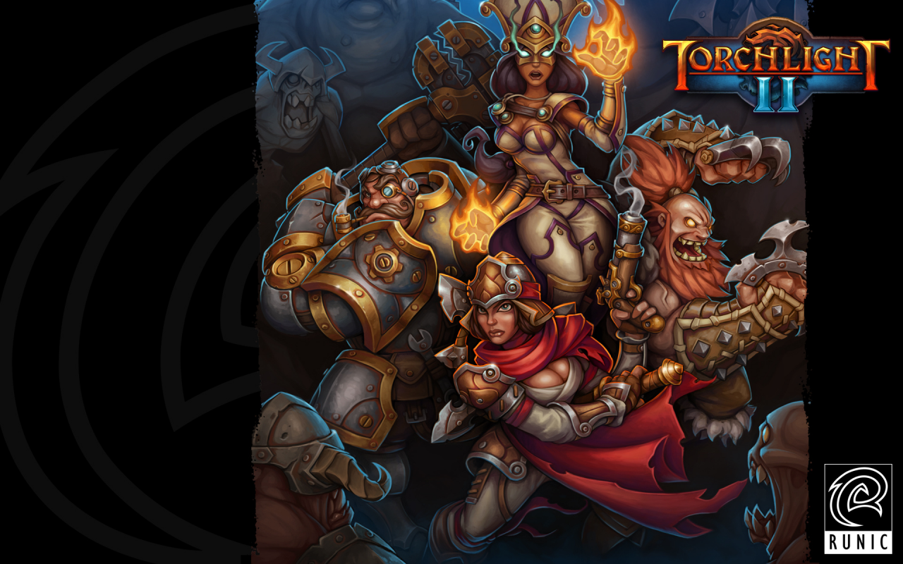 Torchlight 2, инженер, engineer, скиталец, outlander, берсерк, berserker, эмберлинг, embermage, монстры