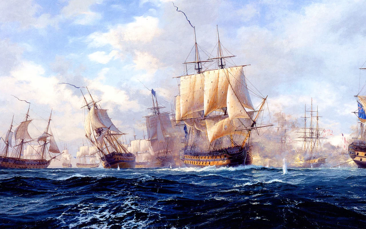 волны, парусник, копенгаген, корабли, морской бой, море