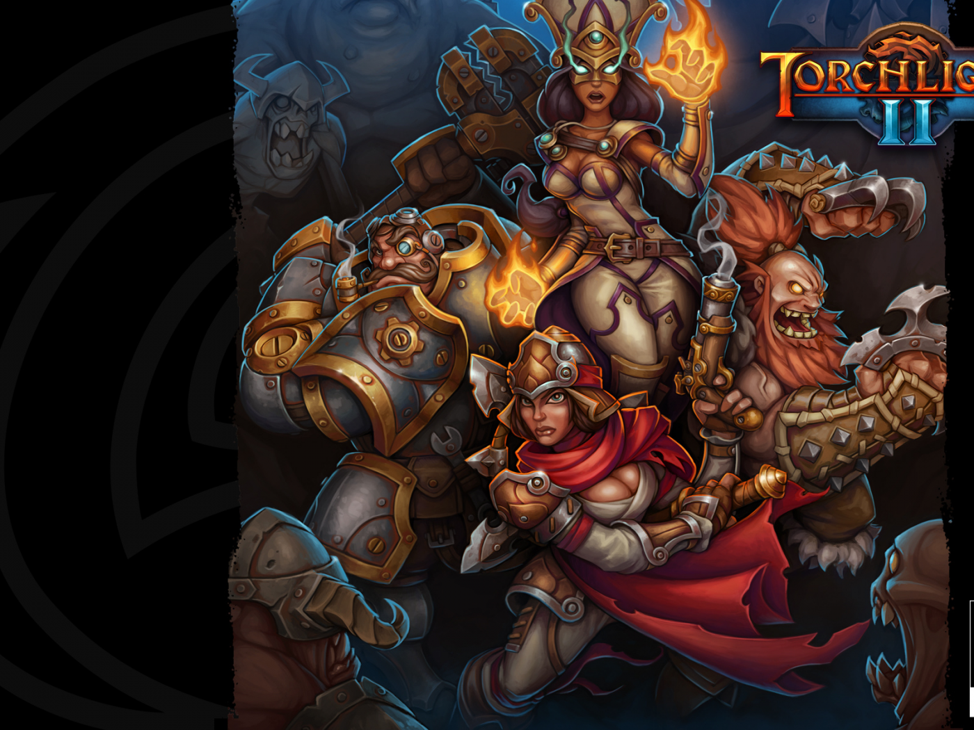 Torchlight 2, инженер, engineer, скиталец, outlander, берсерк, berserker, эмберлинг, embermage, монстры