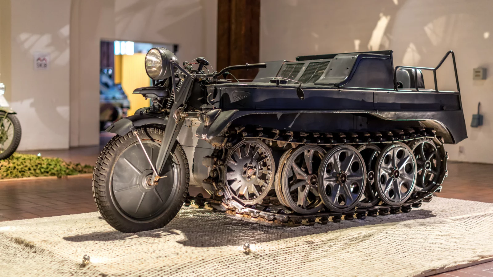 kettenkrad hk 101, sdkfz 2, германия, полугусеничный мотоцикл