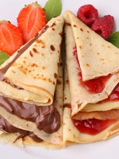 блины, dessert, sweet, jam, food, десерты, chocolate, berries, fruit, еда, pancakes