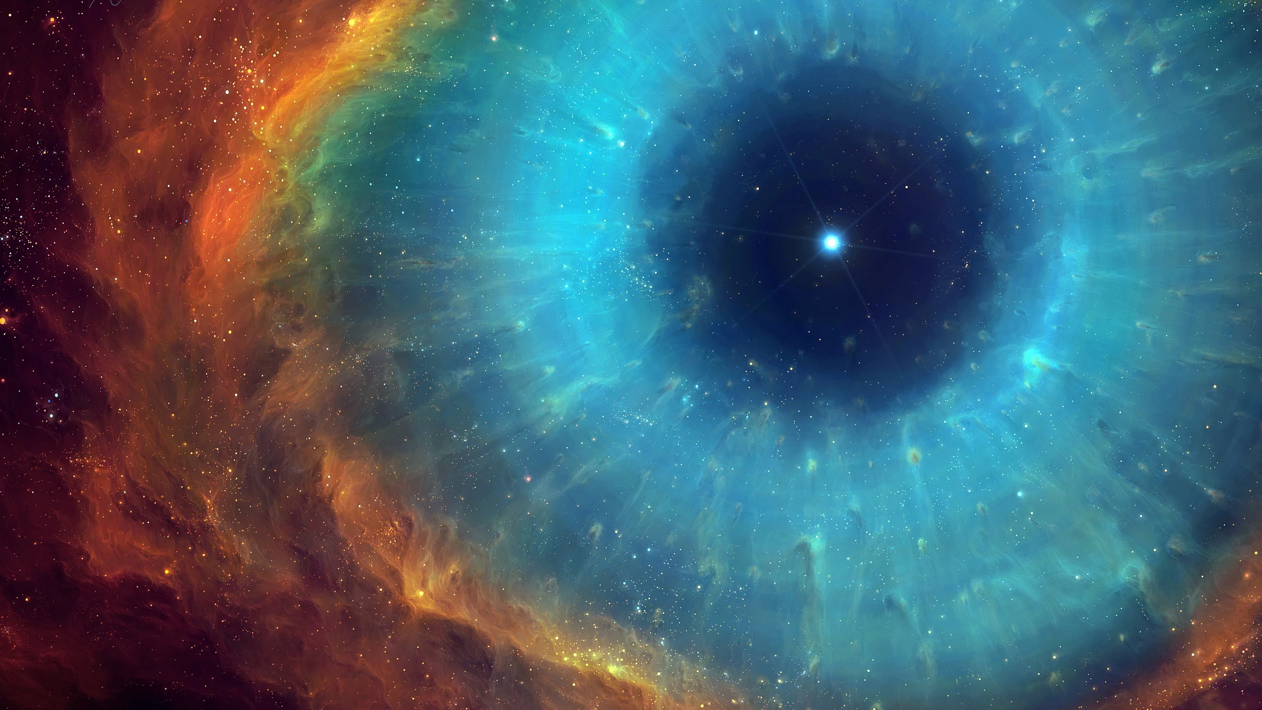 eye of god, helix, nebula, улитка, туманность