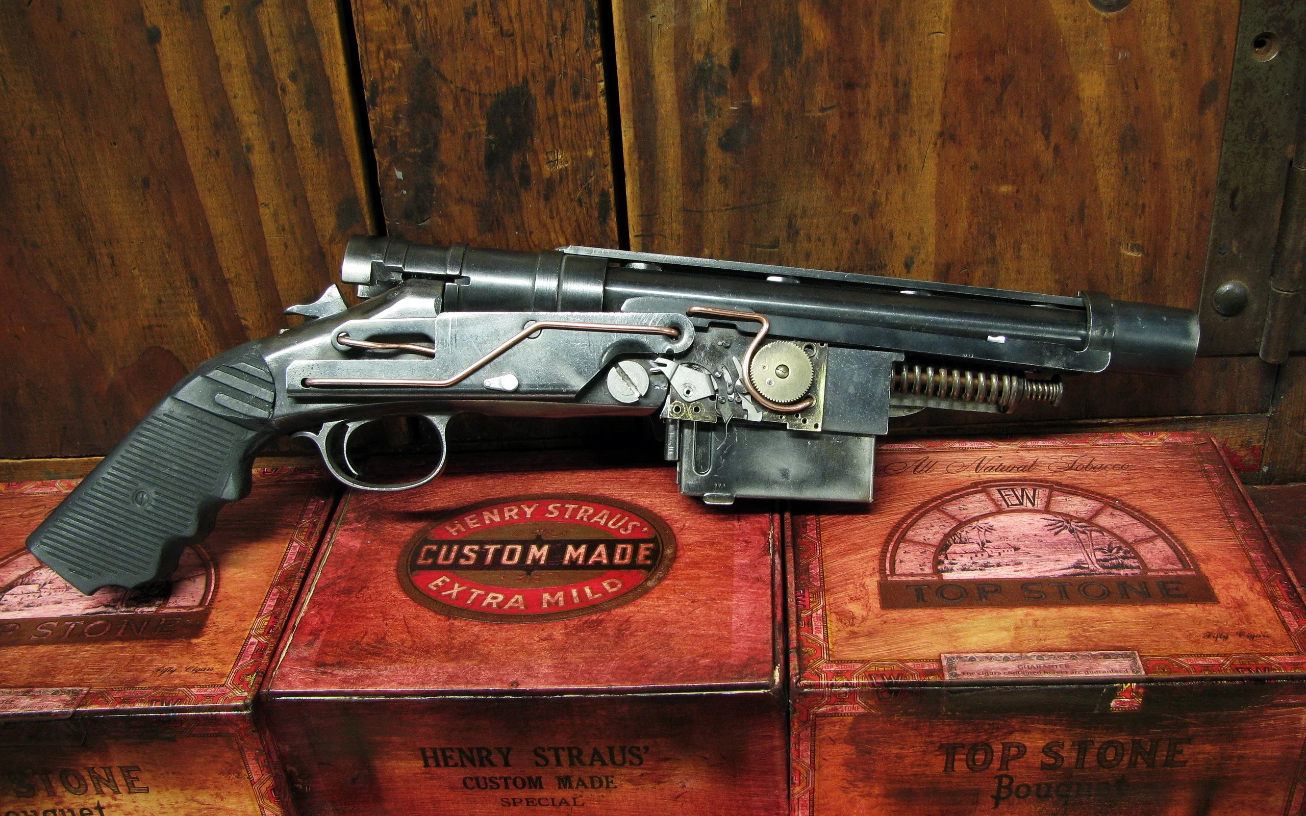 grand approximiser 3 shot pistole, gun, steampunk