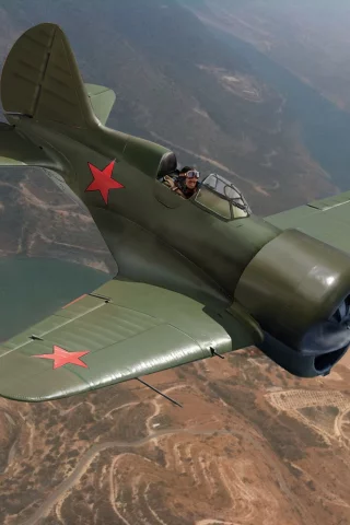 советские, арт, одномоторные, небо, и-16 (цкб-12), самолёты