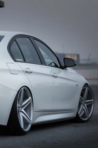 bmw, car, vossen, tuning, white