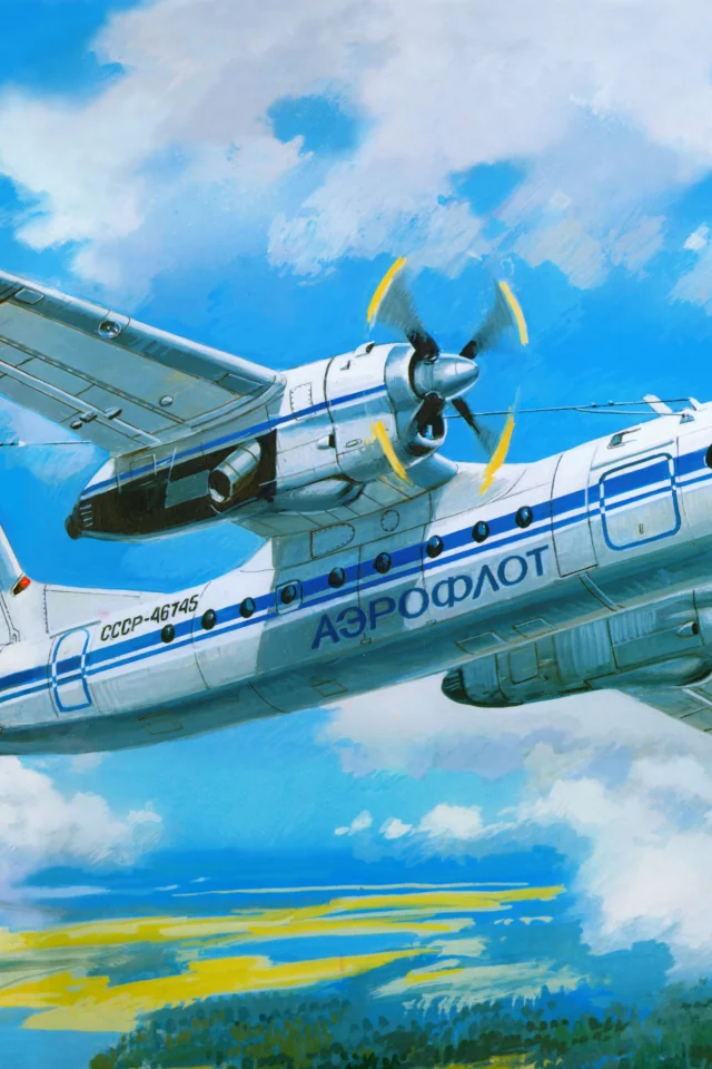 ан-24, самолёт, авиация, пассажирский, турбовинтовой