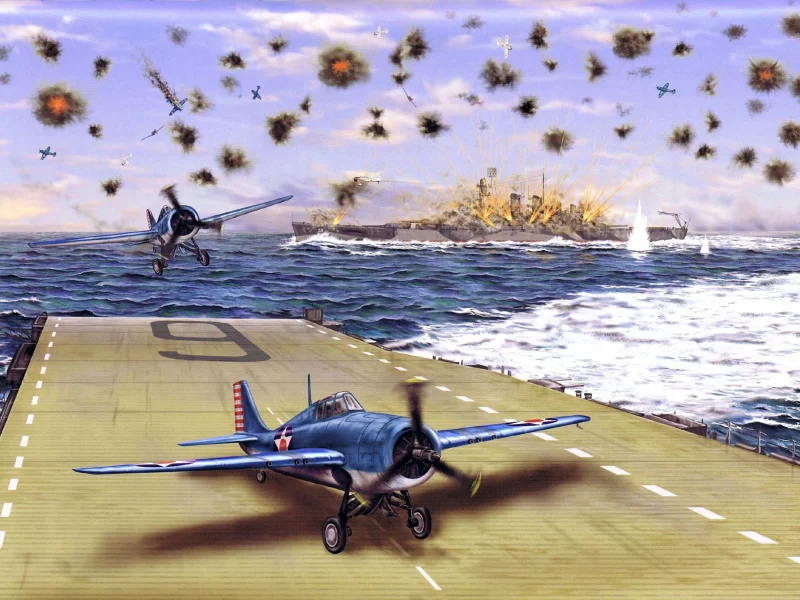 7 августа 1942 года, гуадалканал, арт