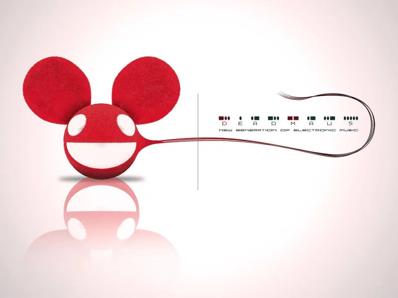 фон, глаза, deadmau5, хвост, белый, музыка, дэдмаус