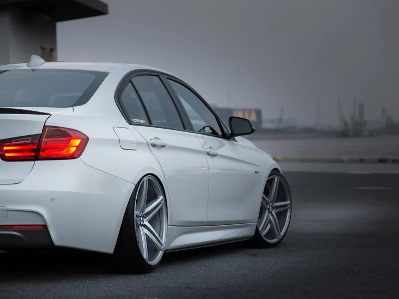 bmw, car, vossen, tuning, white