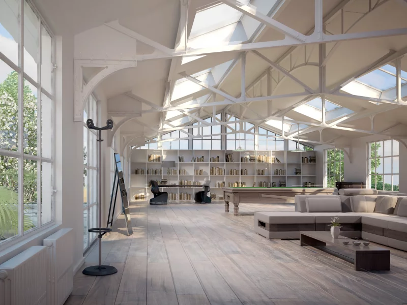 interior, billiard table, room, library, stylish design, интерьер, modern 