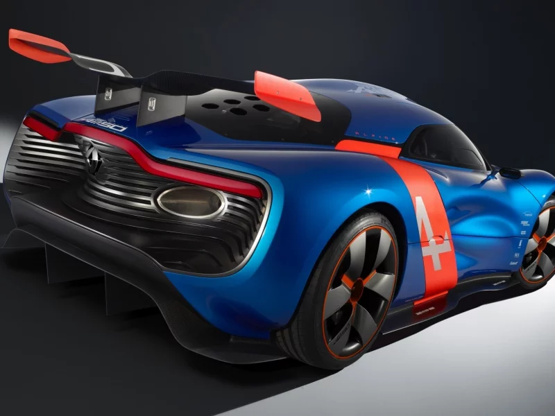 alpine, a110-50, renault, алпайн, концепт, concept, вид сзади, рено