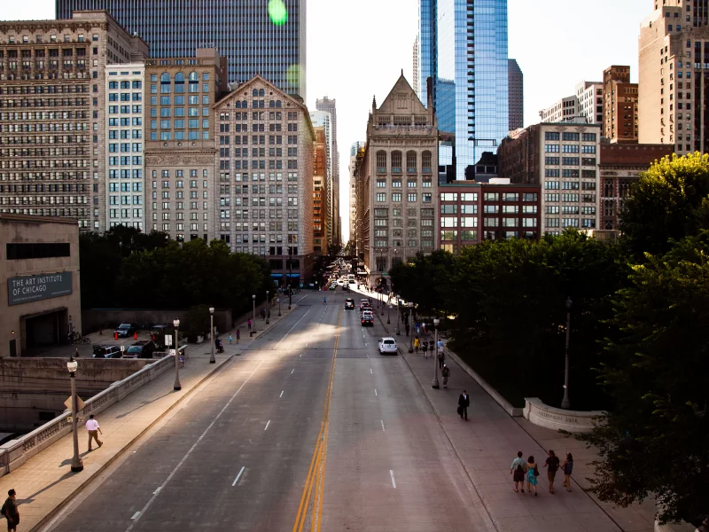 chicago, сша, высотки, здания, америка, чикаго, небоскребы