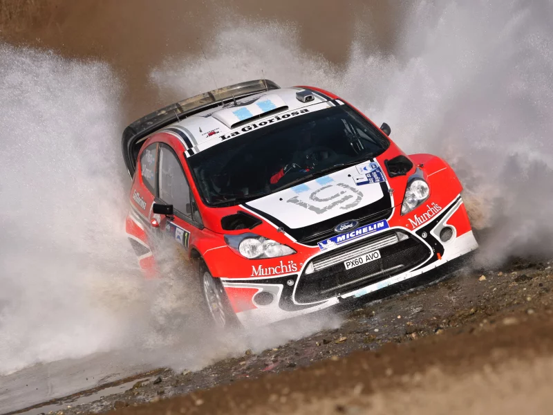 машина, авто, rally, fiesta, ford, wrc, скорость, гонка, спорт