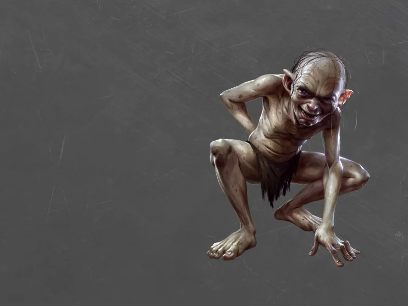 gollum, голлум, властелин колец, the lord of the rings