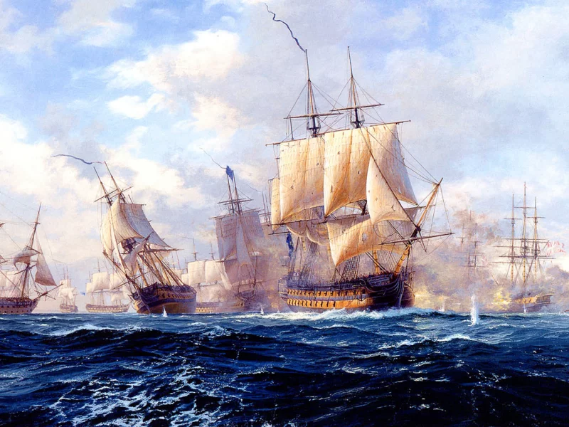 волны, парусник, копенгаген, корабли, морской бой, море