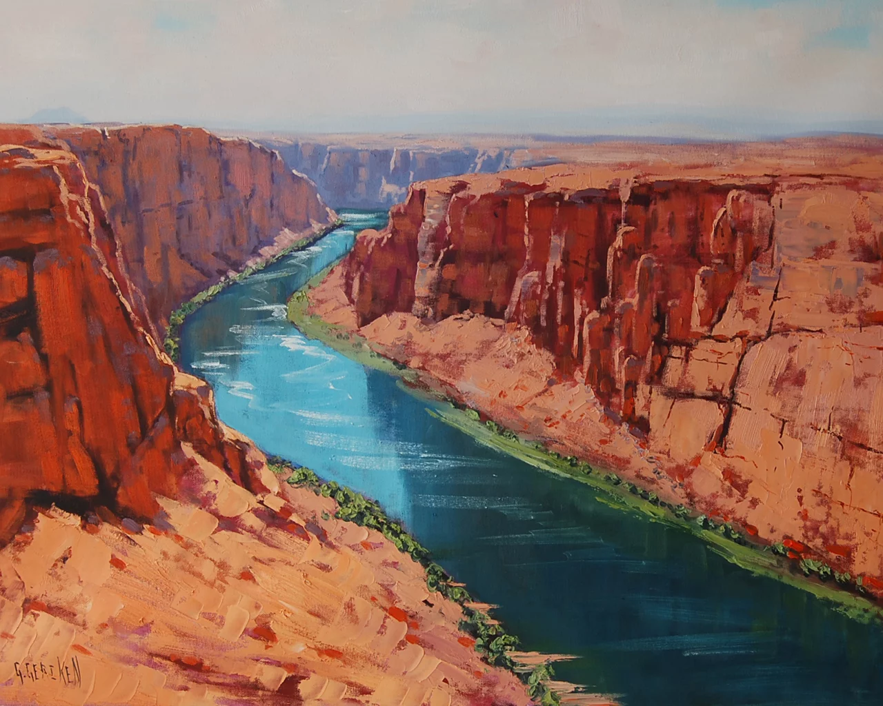 рисунок, artsaus, арт, colorado river