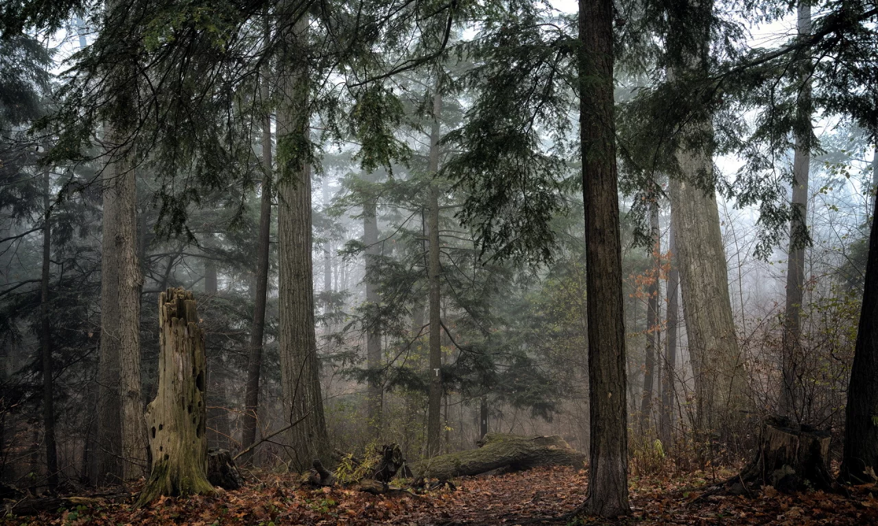 лес, природа, осень