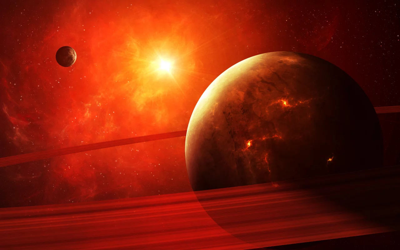apocalypse, planet, red, light, sci fi