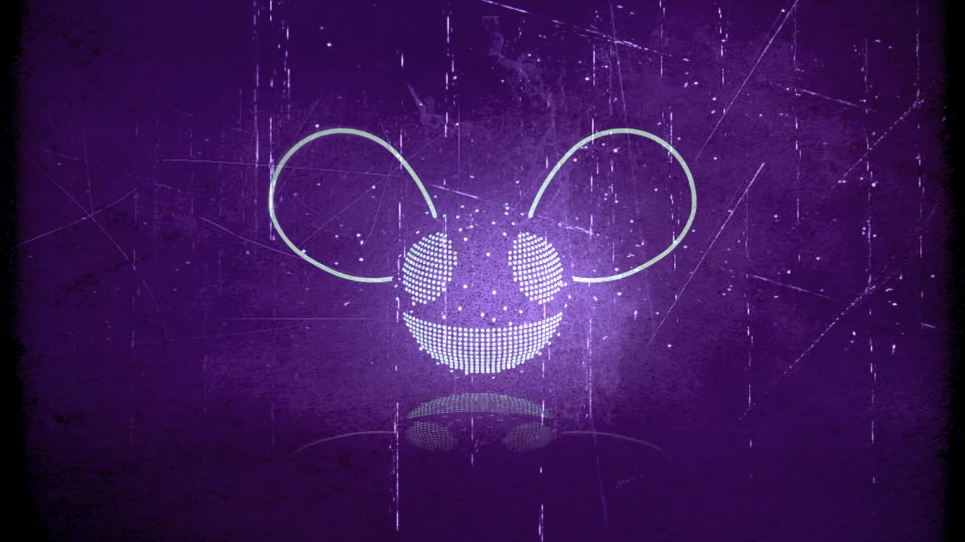 дэдмаус, deadmau5, музыка, фиолетовый, фон, глаза