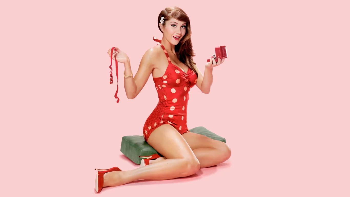 pin up, девушка, поза, туфли