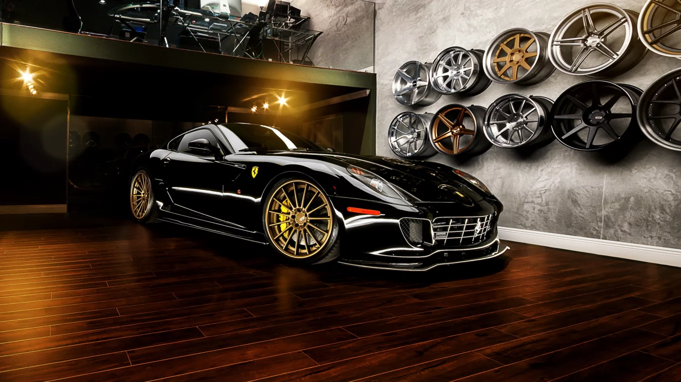 диски, суперкар, ferrari 599 gtb, феррари