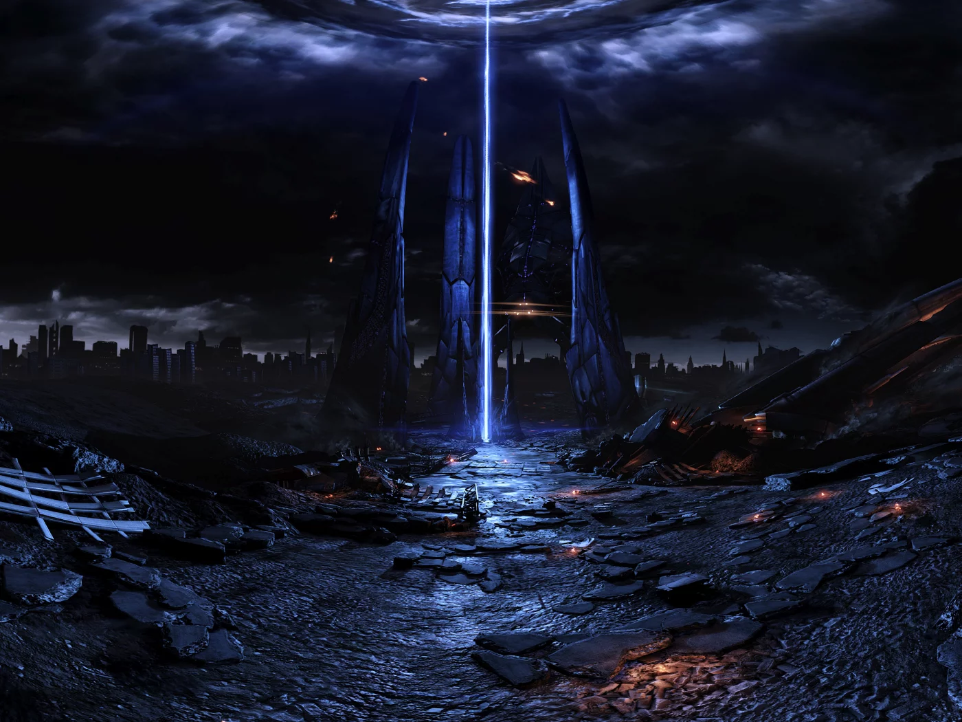 harbinger, fan, mass effect, reaper, pano, art, space ship
