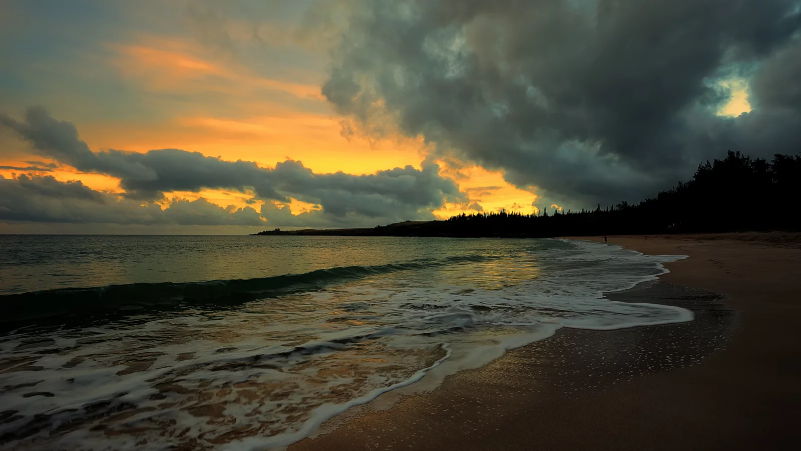 песок, волна, пляж, пейзаж, природа, вода, волны, море