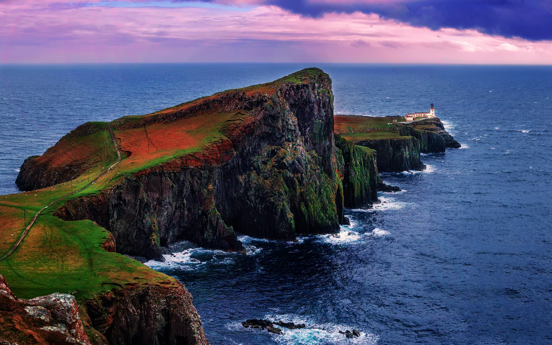 neist point, шотландия, архипелаг внутренние гебриды