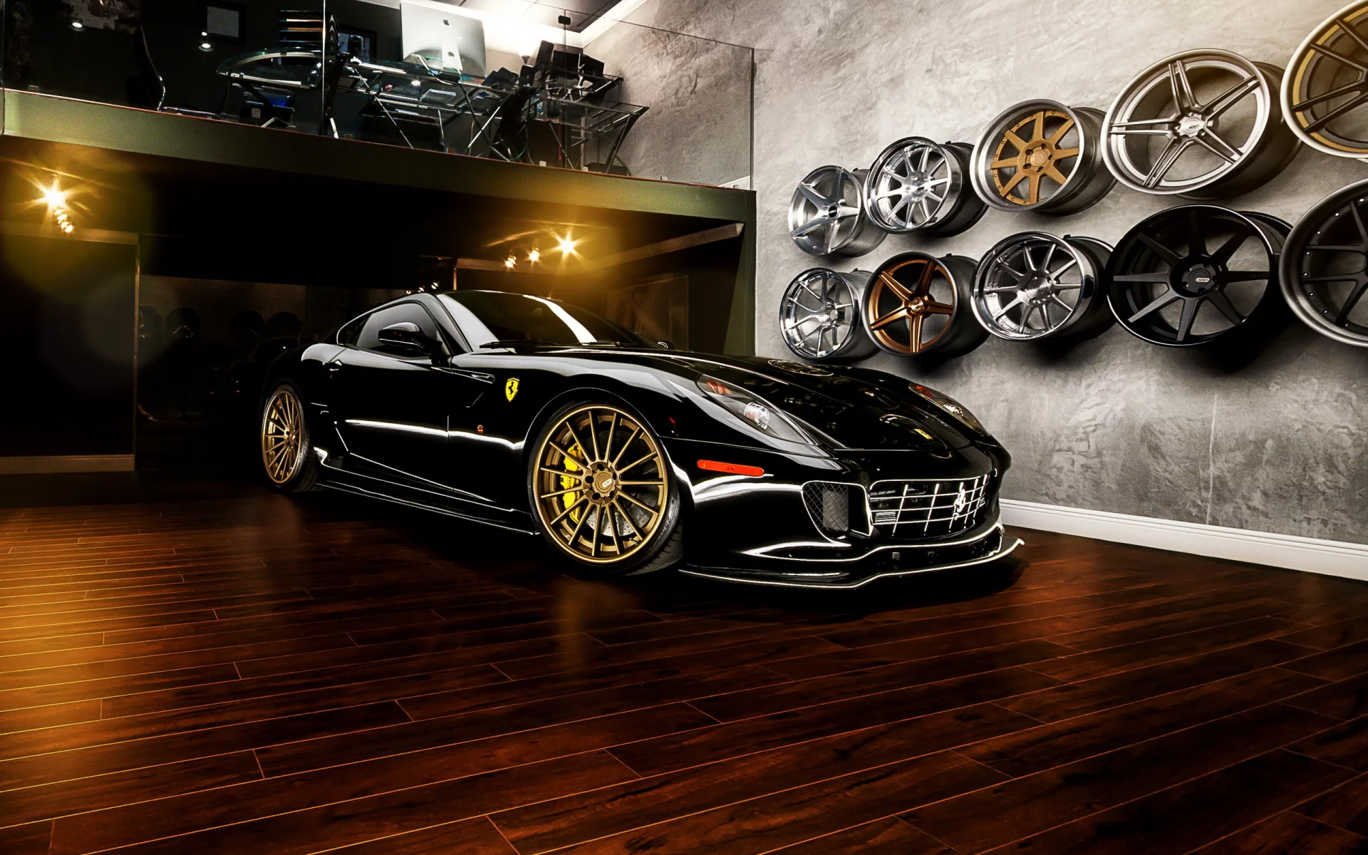 диски, суперкар, ferrari 599 gtb, феррари