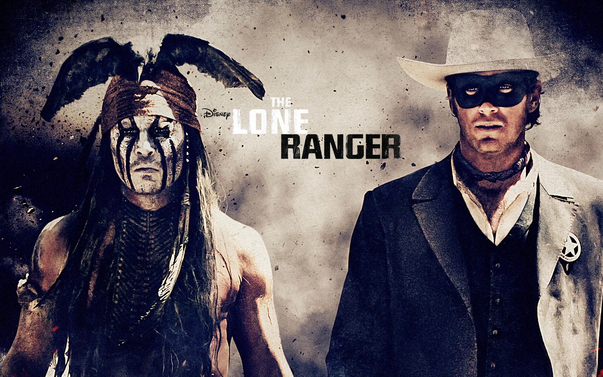 the lone ranger, одинокий рейнджер, вестерн, johnny depp, armie hammer