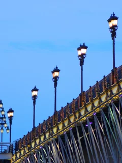 мост, вече, вода