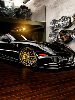 диски, суперкар, ferrari 599 gtb, феррари
