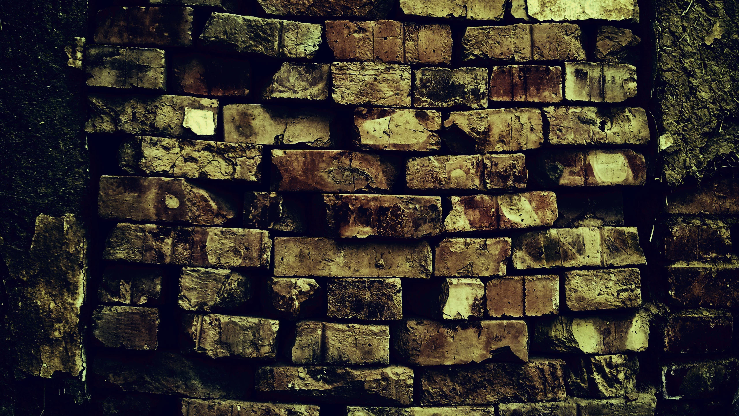 brick, pattern, wall