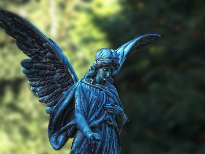 ангел, статуя, крылья
