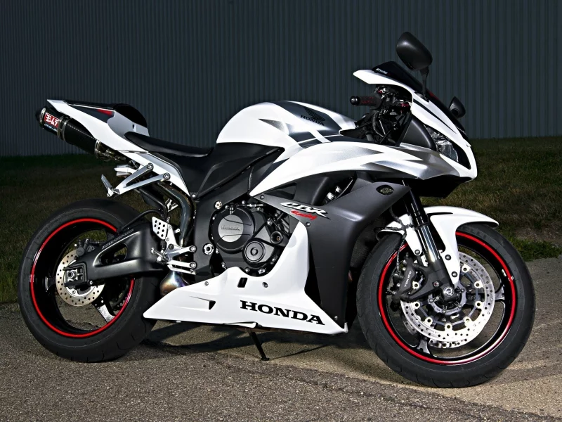 Honda, белая, вид