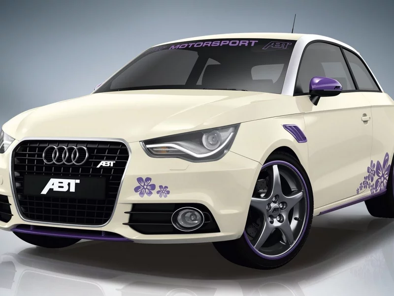 Audi, белый, перед