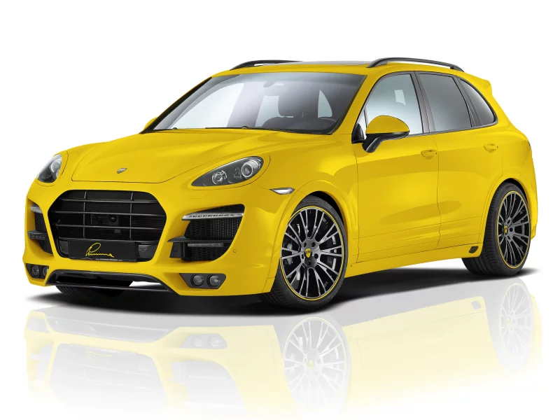 Porshe, жёлтый