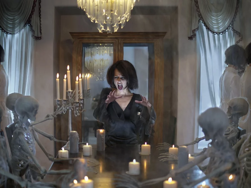death, bones, seance, spooky, halloween, spirit