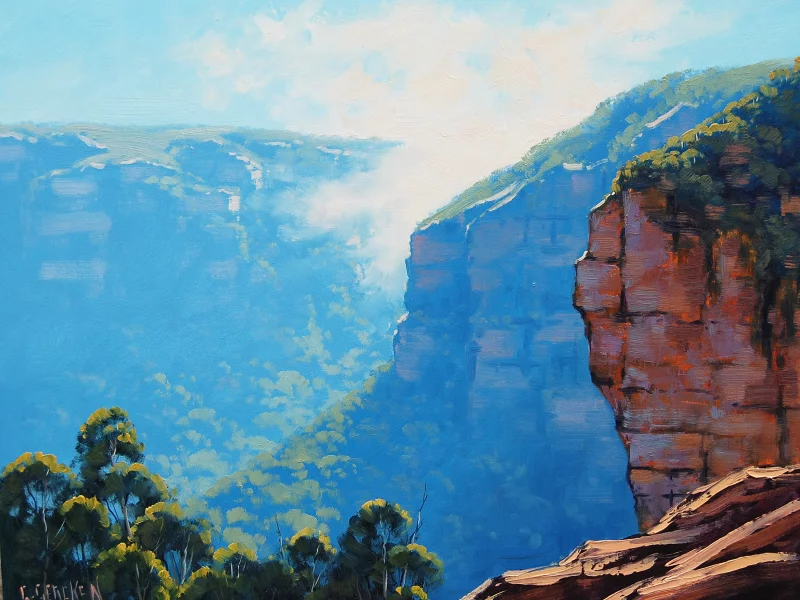 echo point katoomba, арт, artsaus, рисунок