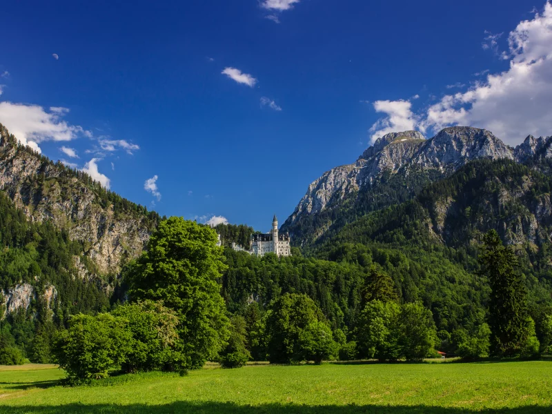 neuschwanstein castle, замок нойшванштайн, bavaria, germany, бавария