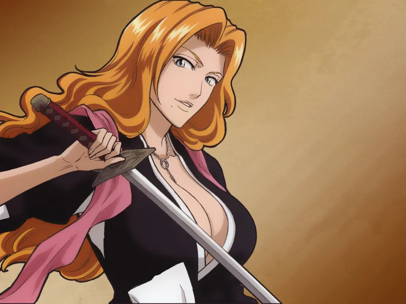 bleach, rangiku matsumoto, anime, блондинка