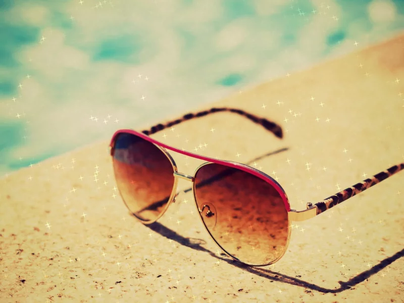блестки, glasses, фон, лето, обои, стиль, очки