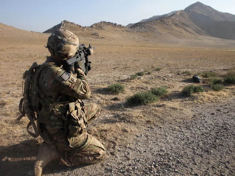 united states army, солдат, оружие