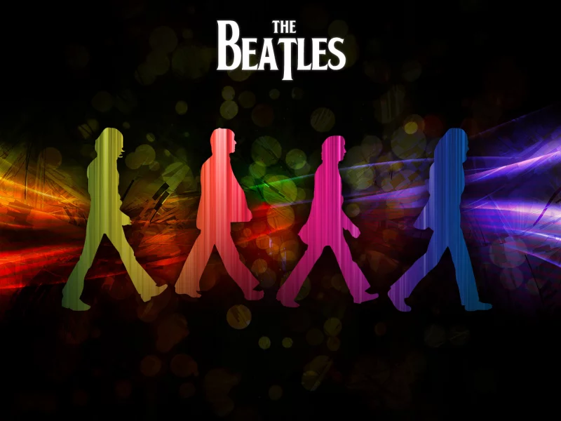 george harrison, paul mccartney, beatles, abby road, радуга, john lennon, ringo starr