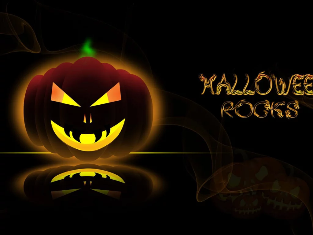  хэллоуин, линии, halloween, тыква, надпись, отражение
